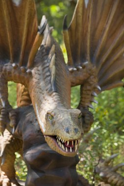 Mosciska, Polonya - 8 Ağustos: Dragon modeli Eğlence bölümü 