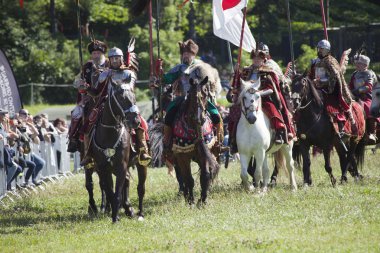 Kanatlı Hussars - askeri piknik üzerinde savaş inscenisation