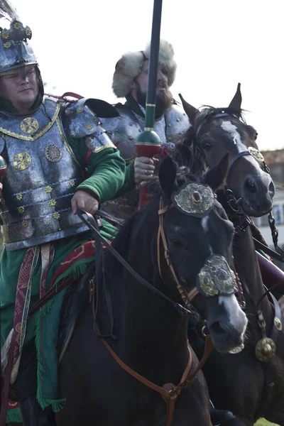 Kanatlı Hussars - askeri piknik üzerinde savaş inscenisation