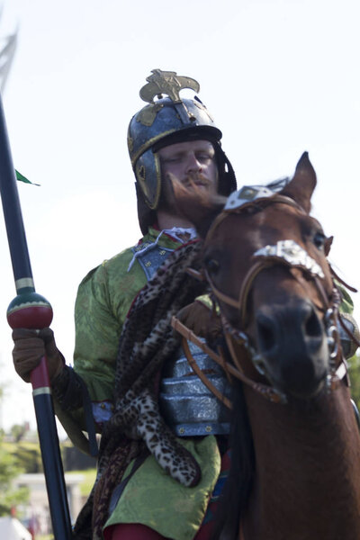 Крылатые гусары - боевая сцена на военном пикнике
