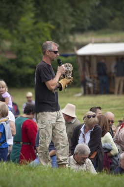 Şahin av gösteri Liw turnuvada Xv Knights