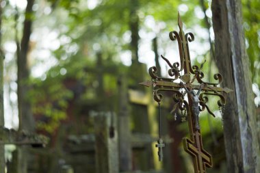 Ortodoks haçlar hacı Kutsal Dağı, Grabarka için getirdim.