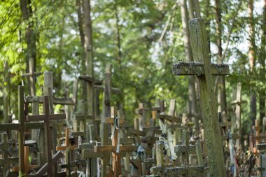 Ortodoks haçlar hacı Kutsal Dağı, Grabarka için getirdim.