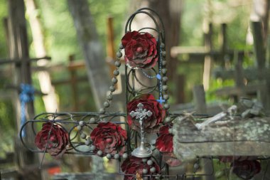 Ortodoks haçlar hacı Kutsal Dağı, Grabarka için getirdim.