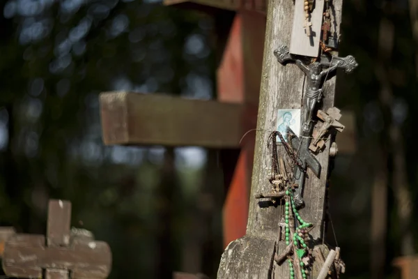 Ortodoks haçlar hacı Kutsal Dağı, Grabarka için getirdim.