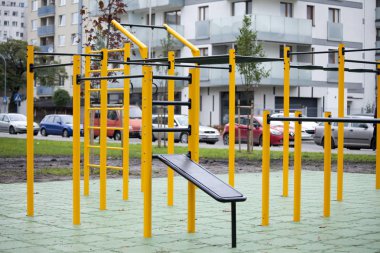 Sokak iş için açık spor salonu
