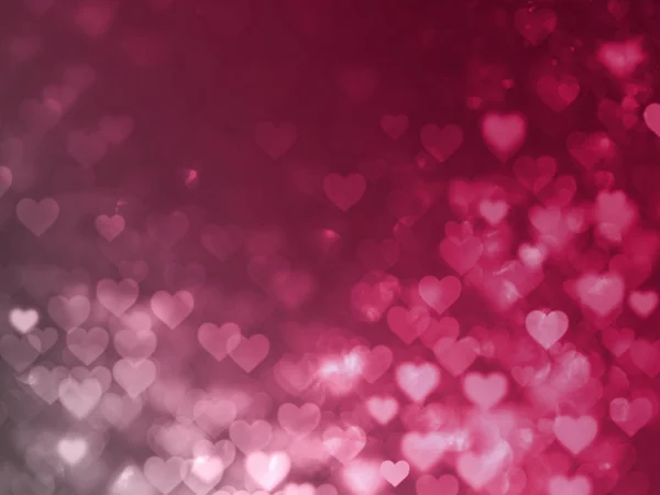 Valentine Hearts Abstract Red Background — Stock Photo, Image