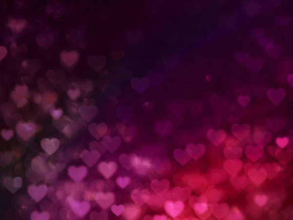 Valentine Hearts Abstrato Fundo Vermelho — Fotografia de Stock