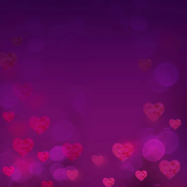 Valentine Hearts Abstract Pink Background — Stock Photo, Image