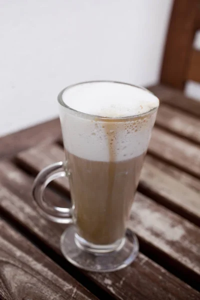 Kopp Kaffe Latte — Stockfoto