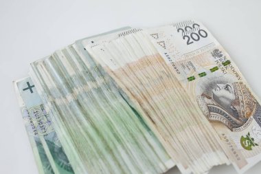 Polonya para birimi para Zlotisi bir sürü