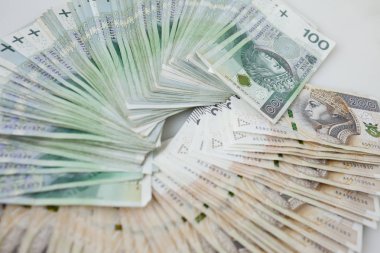 Polonya para birimi para Zlotisi bir sürü