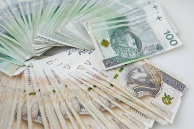 Polonya para birimi para Zlotisi bir sürü