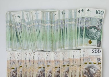 Polonya para birimi para Zlotisi bir sürü