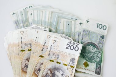 Polonya para birimi para Zlotisi bir sürü
