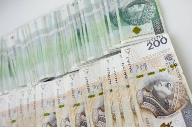 Polonya para birimi para Zlotisi bir sürü