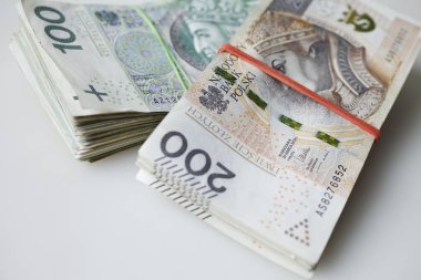 Polonya para birimi para Zlotisi bir sürü