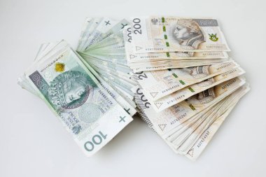 Polonya para birimi para Zlotisi bir sürü