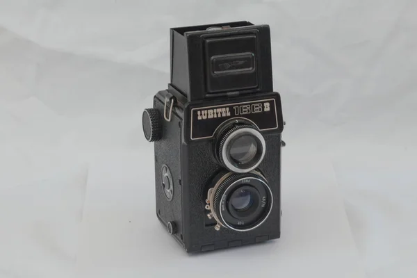 Közepes formátumú fényképezőgép Lubitel 166b — Stock Fotó