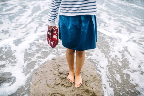 To walk bochik on the beach — Stock Photo, Image