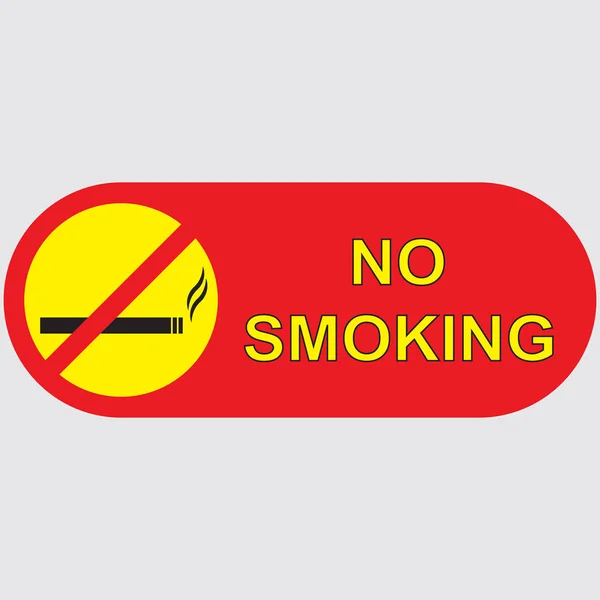 No Smoking sign. — Stock Vector