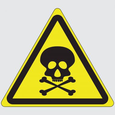 Kafatası tehlike işareti.