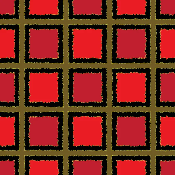 Bezešvé vzor s čtverci. — Stockový vektor