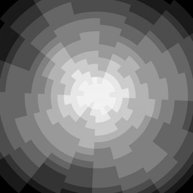 Radyal arka plan. Beyaz Siyah renk geçiş.