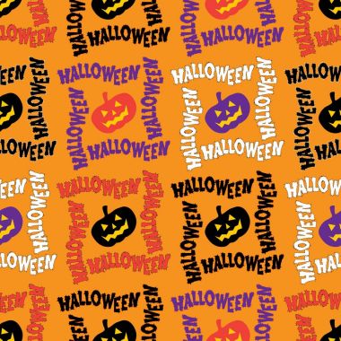 Kusursuz Cadılar Bayramı deseni.  