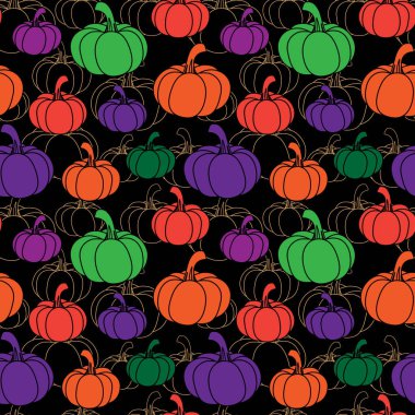 Renkli kabak ile Seamless Modeli. 