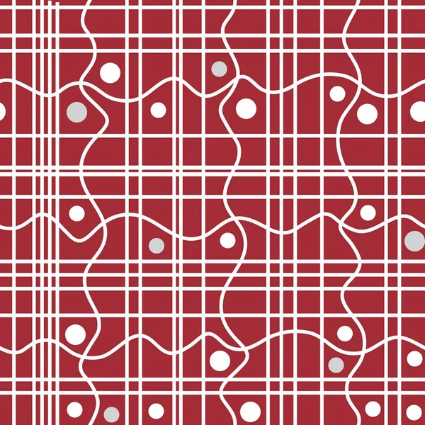 Çizgiler, eğriler ve daireler. Seamless modeli. Tek renkli. geometrik doku.