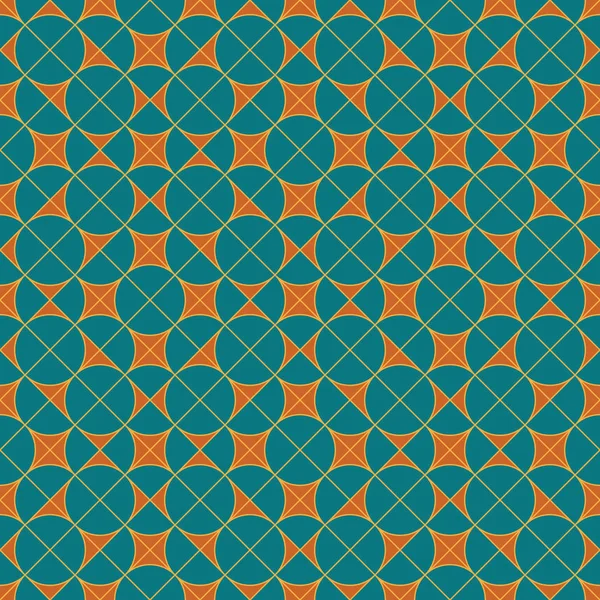 Circles Segments Lines Seamless Geometric Texture Monochrome — Stock Vector