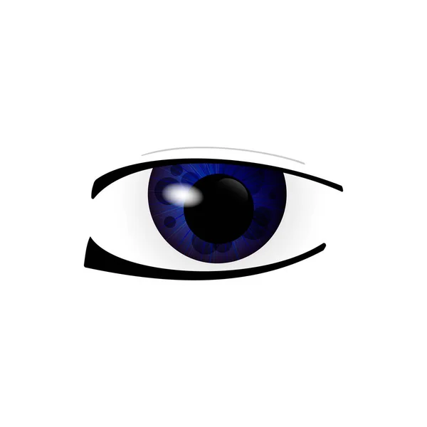 Людське око крупним планом — стокове фото