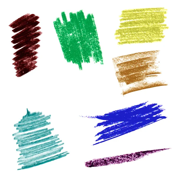 Een set van pastels — Stockfoto
