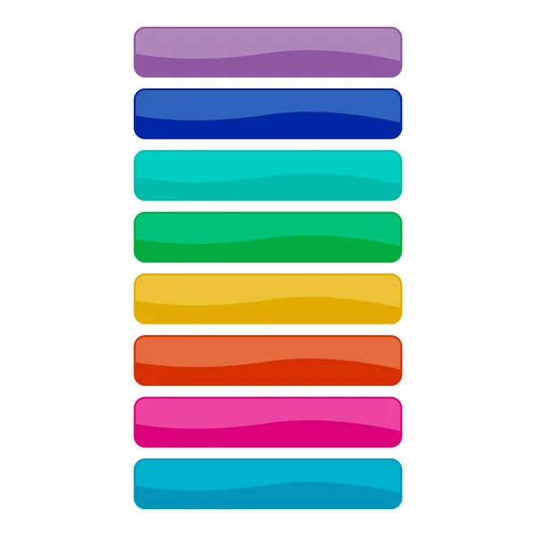 Botones cuadrados de color — Foto de Stock