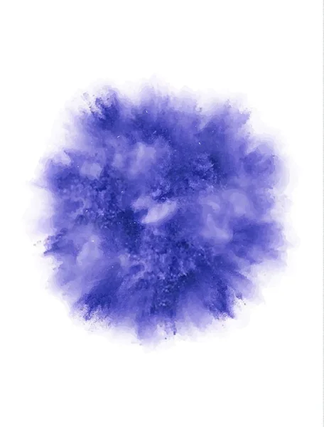 En färgad explosion av pulver — Stockfoto