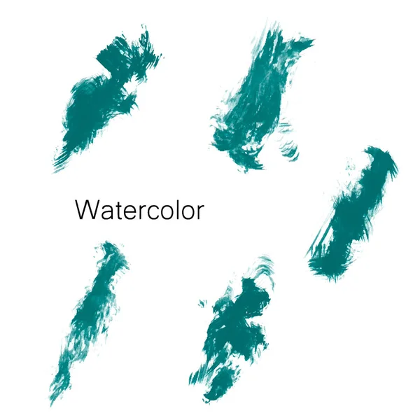 Set Aquarell-Spritzer — Stockfoto