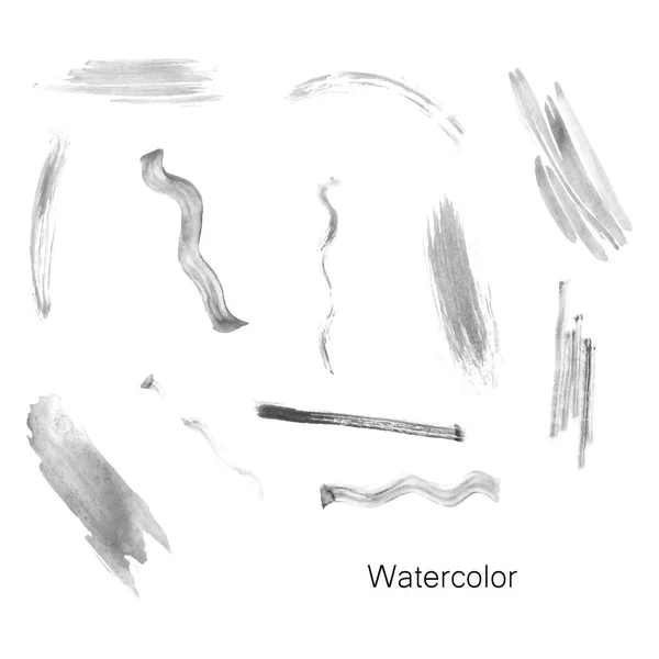 Set watercolor splashes — Stock Photo, Image