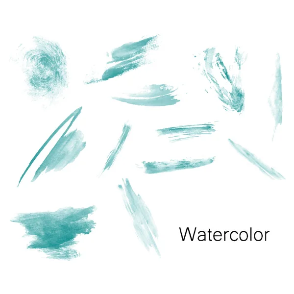 Set Aquarell-Spritzer — Stockfoto