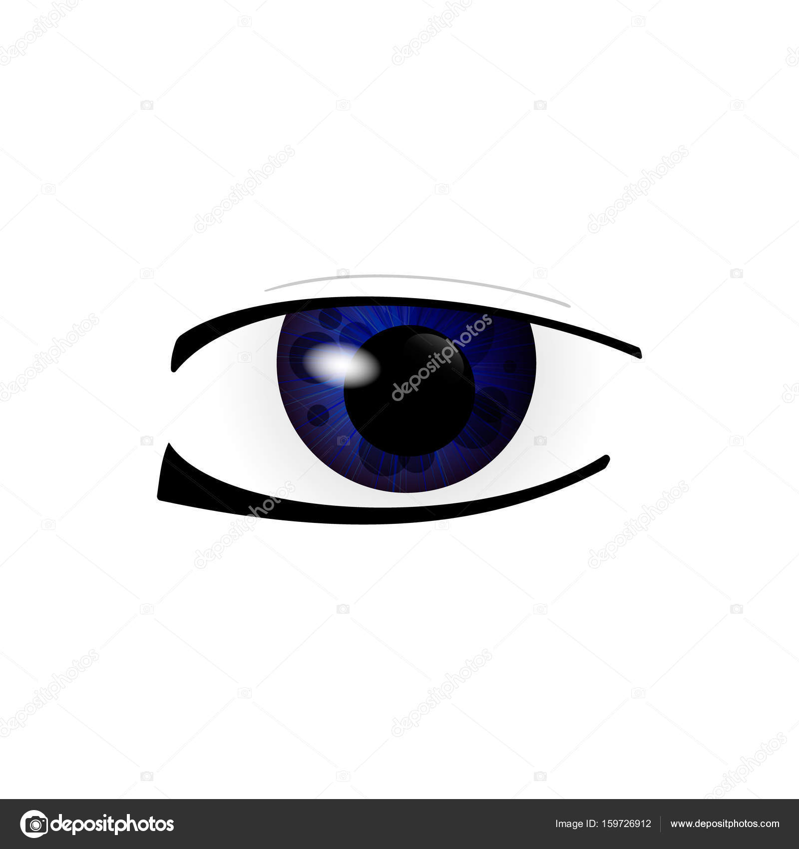 Insan Gozlerini Kapatmak Stok Vektor C Stockerart 159726912