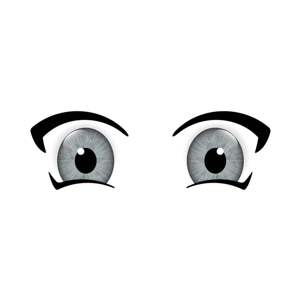 Große Anime-Augen — Stockvektor