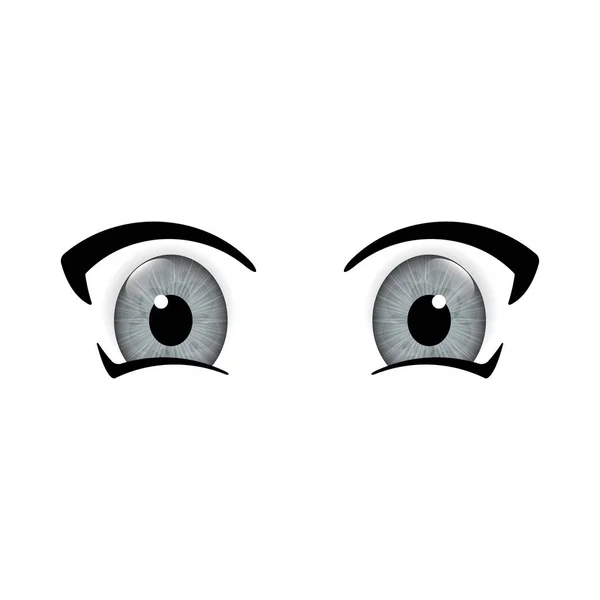 Big anime eyes — Stock Vector