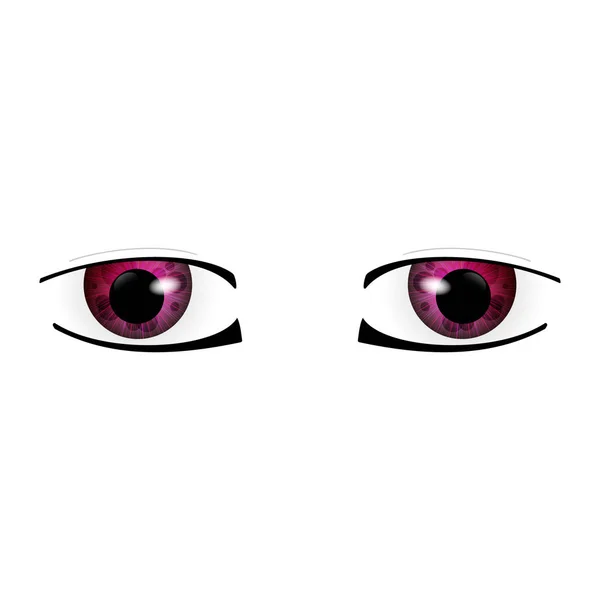 Grote anime ogen — Stockvector