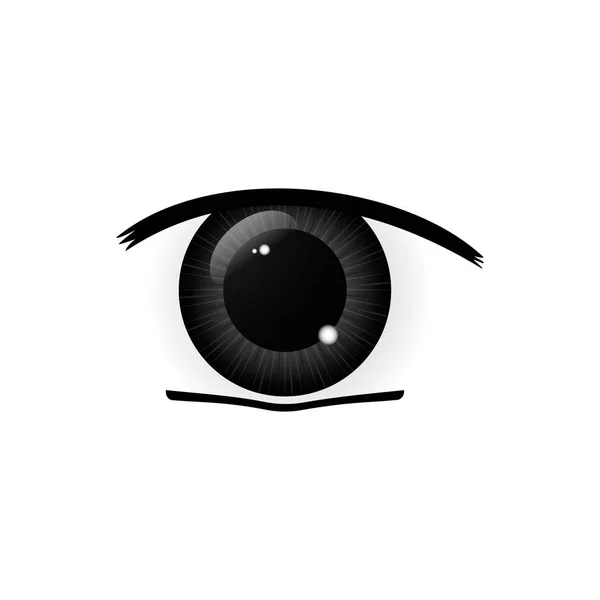Ojos humanos de cerca — Archivo Imágenes Vectoriales