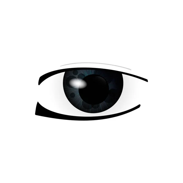 Nahaufnahme menschlicher Augen — Stockvektor