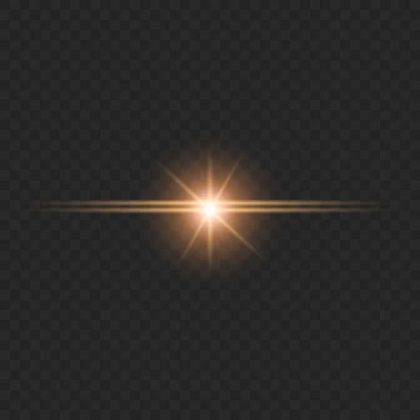 Un éclair de lumière de l'éblouissement — Image vectorielle