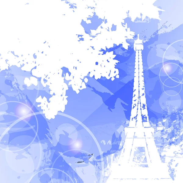 Fondo Torre Eiffel — Vector de stock