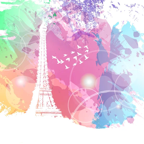 Eiffel Tower tausta — vektorikuva