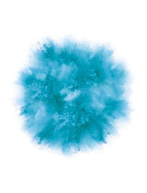 Renkli bir patlama tozu