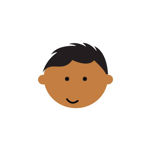 Το avatar του ανθρώπου σε απλό στιλ — Φωτογραφία Αρχείου